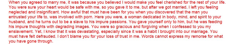 Letter To Separated Husband from www.ultimatehusband.com